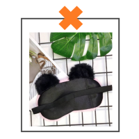 Slaapmasker panda rroze